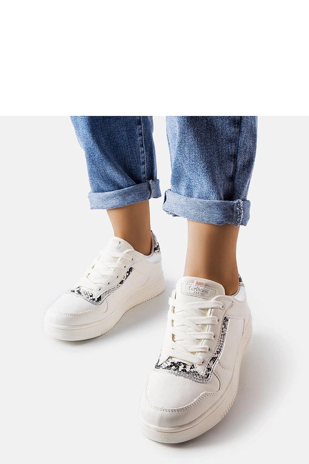 Chic and sustainable white eco leather sneakers Nelma from Solea, showcasing sophisticated craftsmanship for effortless wear in all-day comfort, suitable for EU 36-41 and US 5.5-10.5.