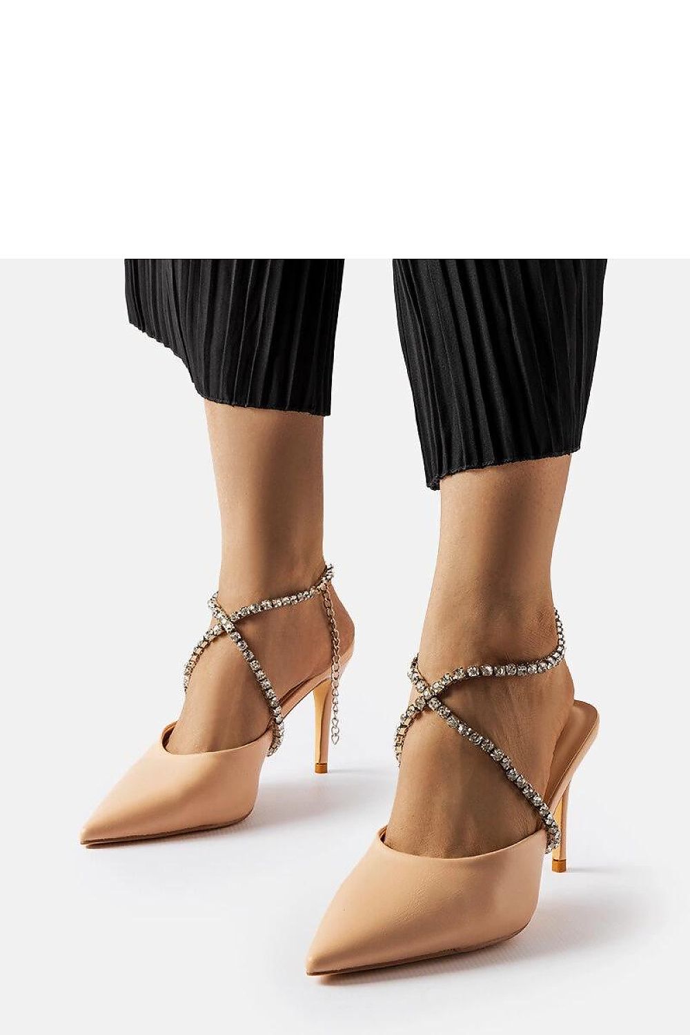 Solea's stylish beige stiletto sandals displayed elegantly, highlighting comfort and luxe fashion suitable for various summer outfits.