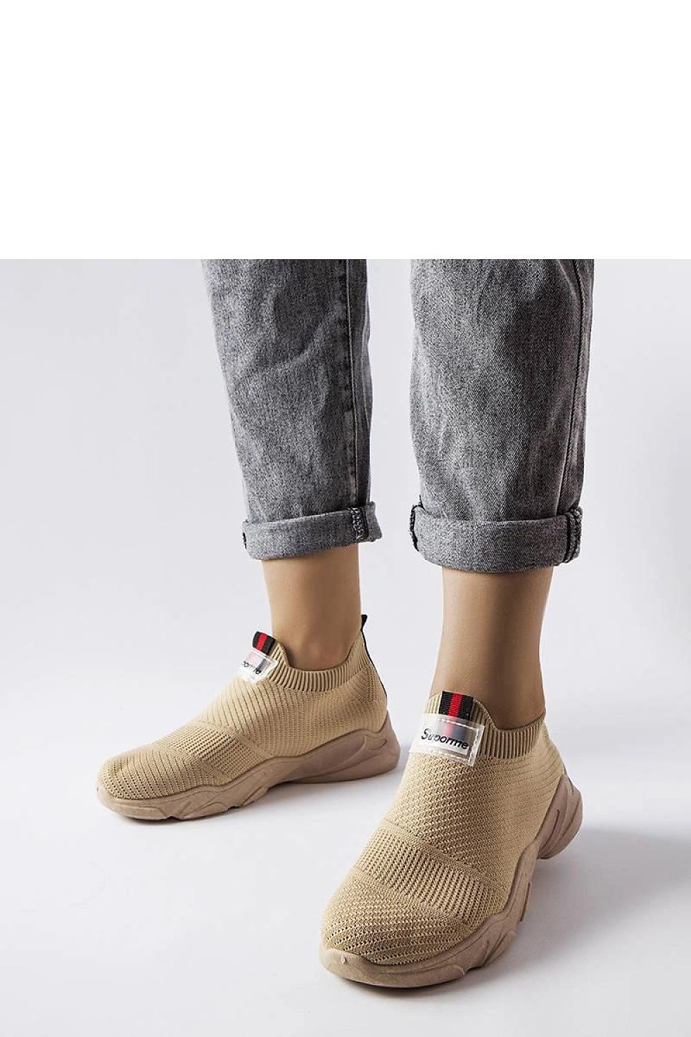 Solea Women's Dark Beige Sports Shoes Greco, EU 36-41, luxurious slip-on design perfect for summer wear, showcasing comfort and elegance for active lifestyles.