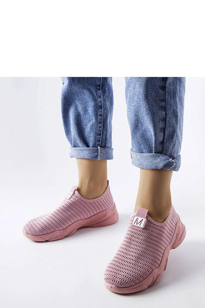 Solea luxury pink slip-on sports shoes for women, showcasing a flexible rubber sole and comfortable breathable fabric, perfect for summer activities.