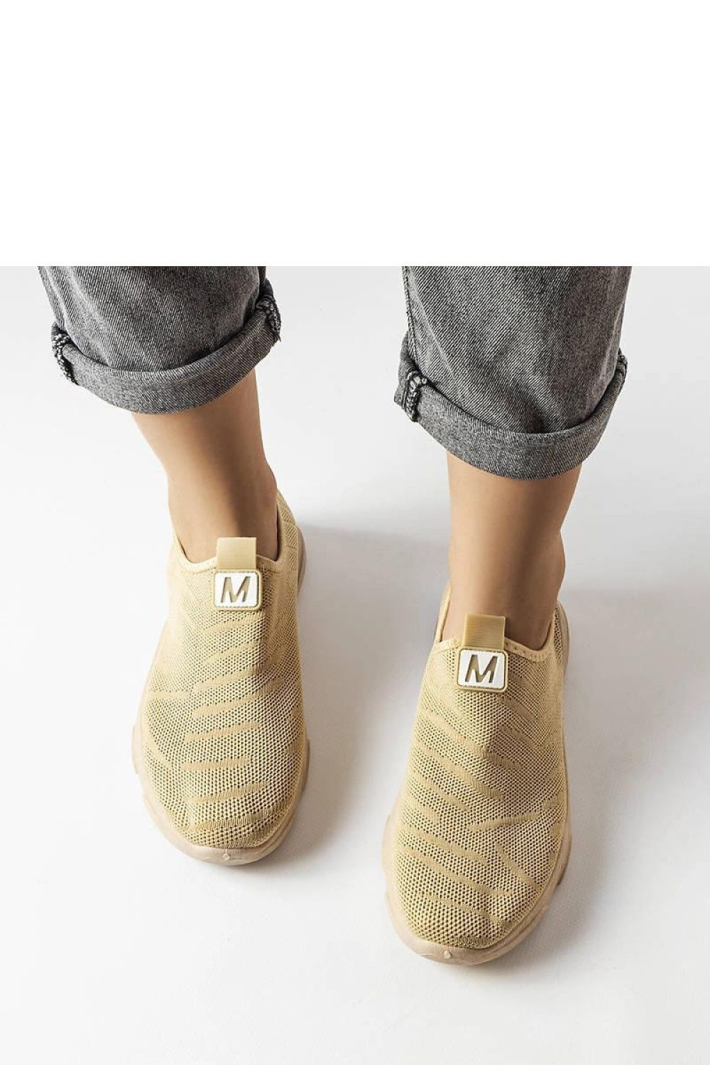 Solea Women's Sport Shoes in Dark Beige, Slip-On Design for Comfort and Style, Perfect for Summer Fashion, Available in EU 36-41 and US 5.5-10.5