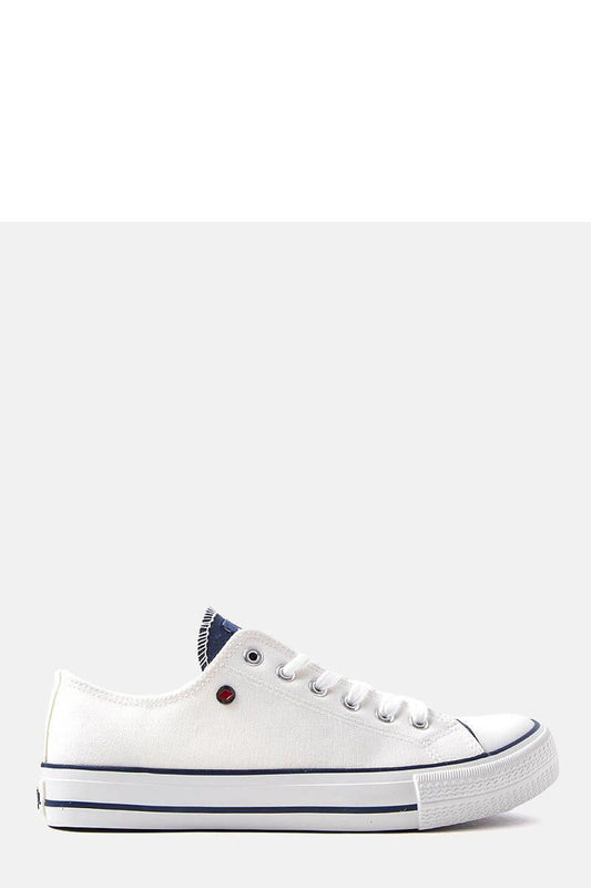 Elegant Lee Cooper white sneakers LCW-22-31-0931M, designed for optimal comfort and style, perfect summer footwear by Solea, EU 41 | US 10.5.