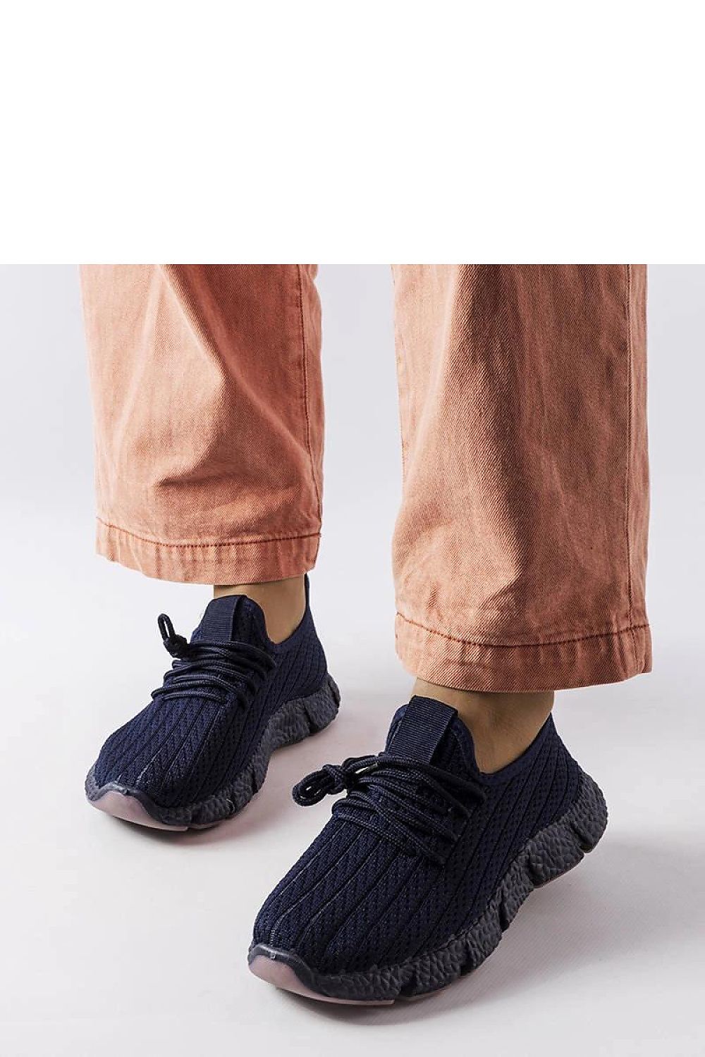 Élodie Navy Sporty Sneakers for Women by Solea - Luxuriously stylish and comfortable shoes for summer walks, featuring a perfect fit and durable rubber sole.