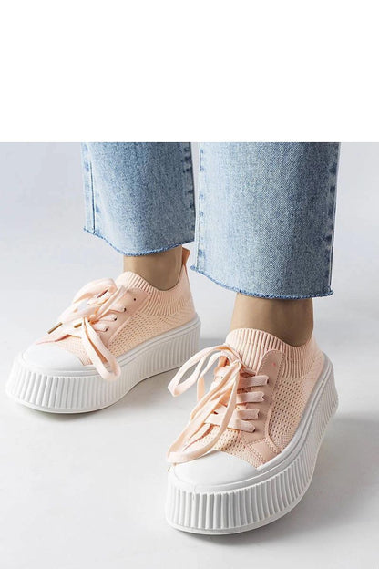 Solea women's pink platform sneakers, Mallus collection, combining modern style and comfort, perfect for summer with a 4.5 cm heel height.