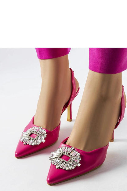 Elegant green high heel pumps by Solea, adorned with zircons and featuring a 12cm heel, perfect for summer occasions.