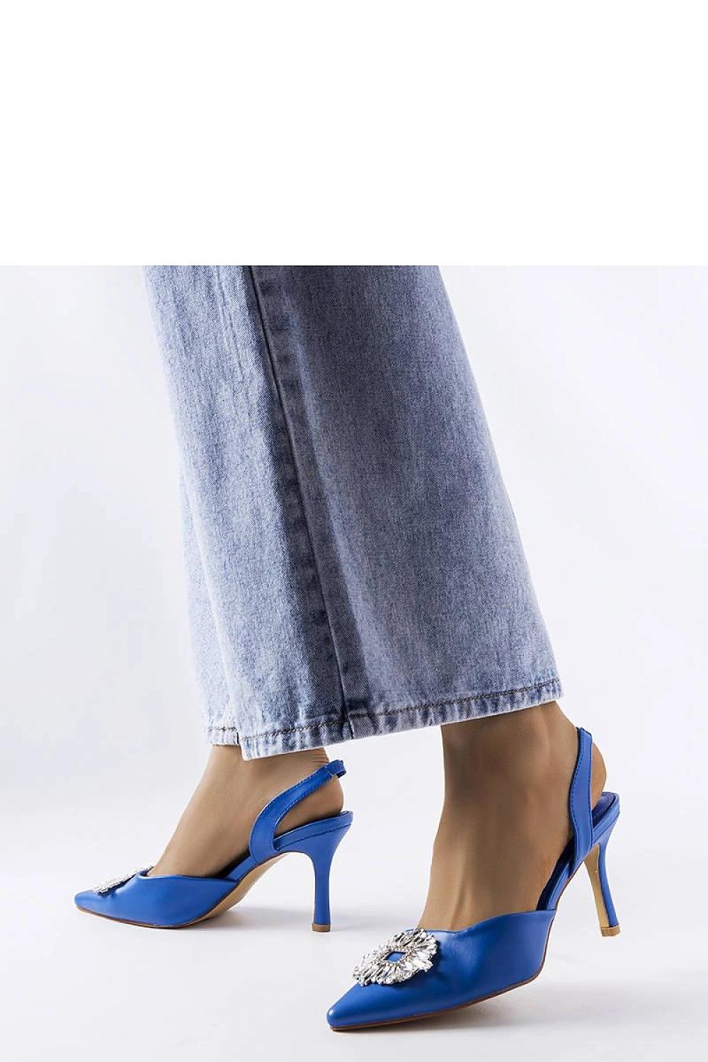 Elegant green high heel pumps Moïse by Solea, adorned with zircons, featuring a stunning 12cm heel and crafted from eco leather, perfect for summer styling.