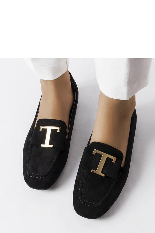 Elegant black faux suede moccasins for women by Solea, featuring a slip-on design and comfortable synthetic sole, perfect for summer wear.