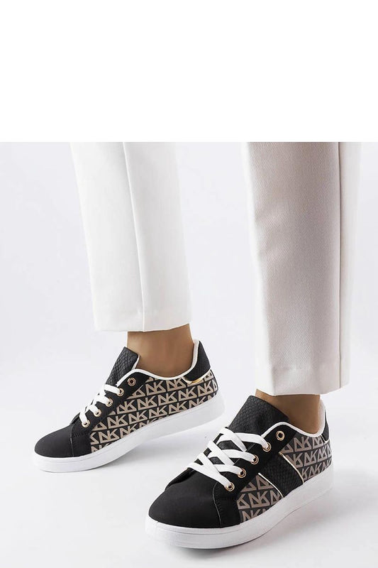 Luxury black Bolduc monogram sneakers for women by Solea, showcasing elegant design and comfort for summer wear.