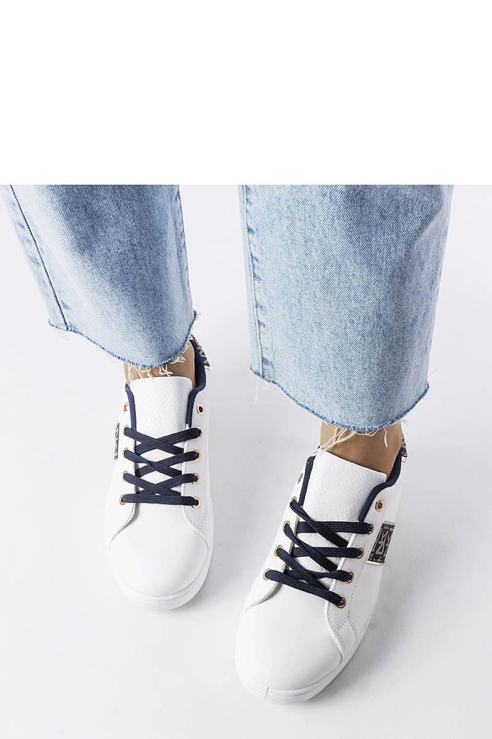Chic Solea White Sneakers Sauriol, adorned with distinctive accents, providing both fashion and comfort for women's summer footwear collection.