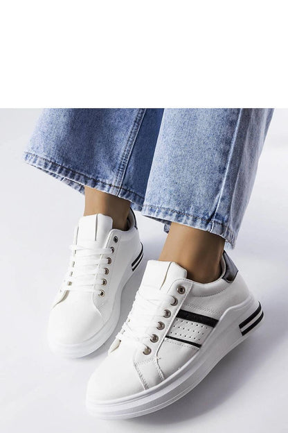 Side view of Solea's luxury white platform sneakers featuring a low profile and round toe, embodying chic summer style.
