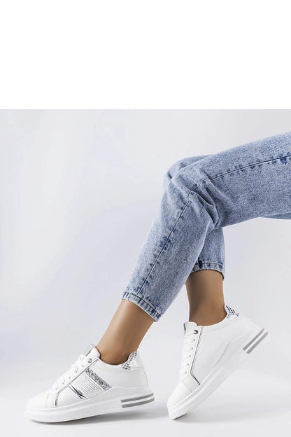 Solea's chic beige sneakers with rhinestones, ideal for enhancing any outfit while providing everyday comfort for women.