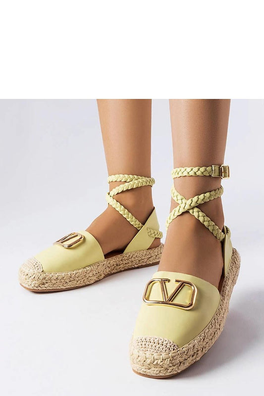 Luxury Green Tied Espadrilles by Solea, crafted from eco leather, exuding elegance for summer walks. Perfectly styled summer footwear in EU sizes 36-41.