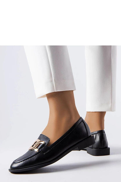 Comfortable Henrique Black Loafers for Women from Solea, featuring high-quality ecological leather, ideal for all-day wear and sophisticated style.