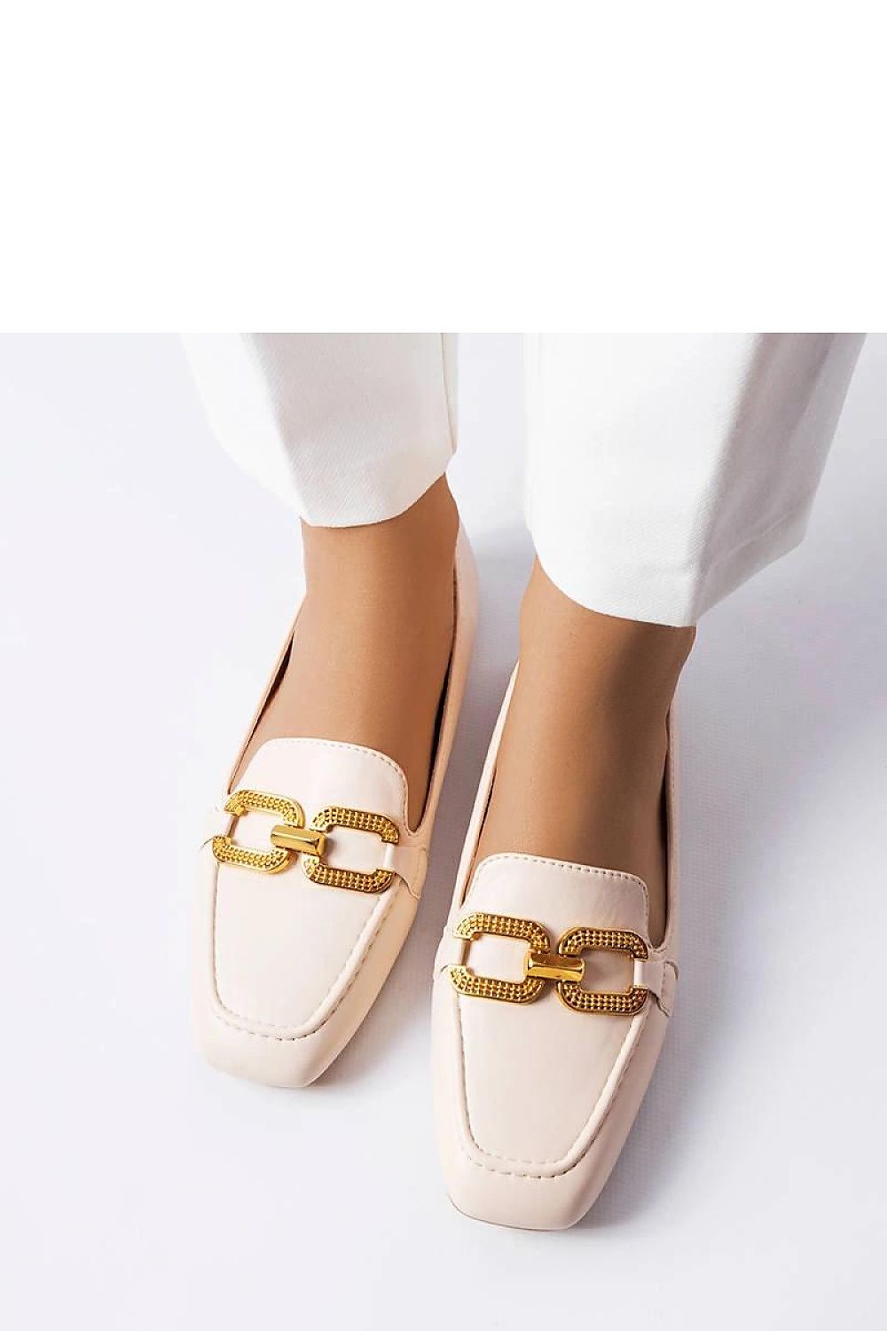 Fashionable slip-on black eco leather moccasins by Solea, ideal for summer styling.