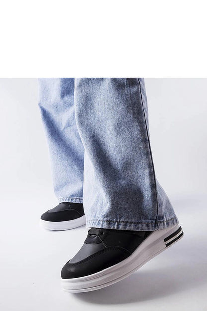 Elegant black CinqMars wedge sneakers from Solea, showcasing high-quality materials and versatile style for day or evening wear.