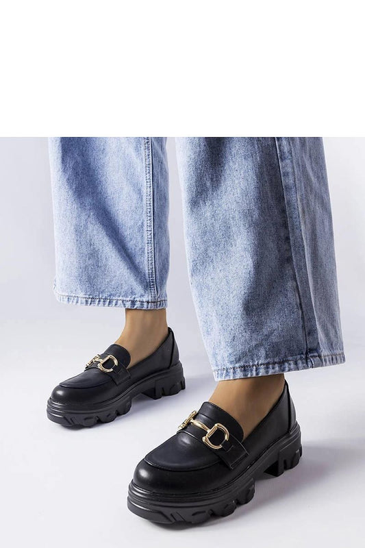 Elegant black Mason buckle shoes for women by Solea, crafted from eco leather with a minimalist design, ideal for stylish and comfortable summer wear.