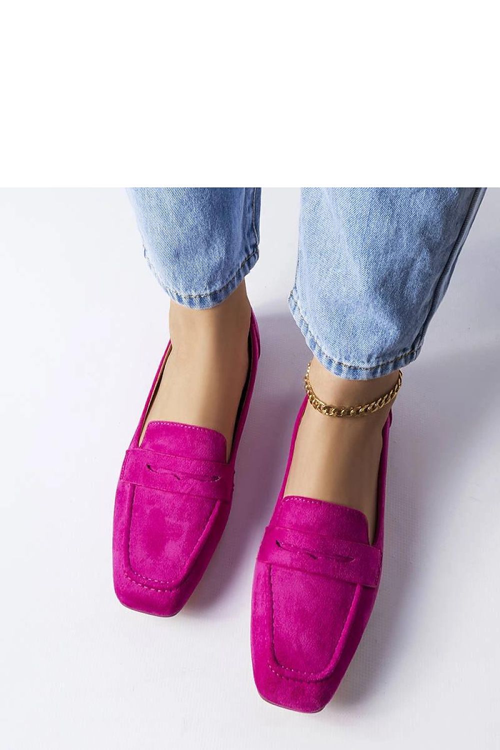 Elegant pink moccasins for women by Solea, crafted from eco-suede, showcasing luxury style and comfort.