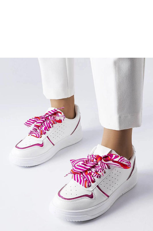 Luxury white Pryor sneakers by Solea featuring elegant ribbon lace design, perfect for summer styling in sizes EU 36-41.