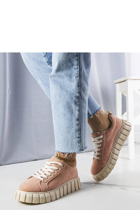 Solea high top pink platform sneakers Pamela, featuring unique faux suede design, stylish ankle coverage, and eye-catching print, perfect for elegant casual wear.