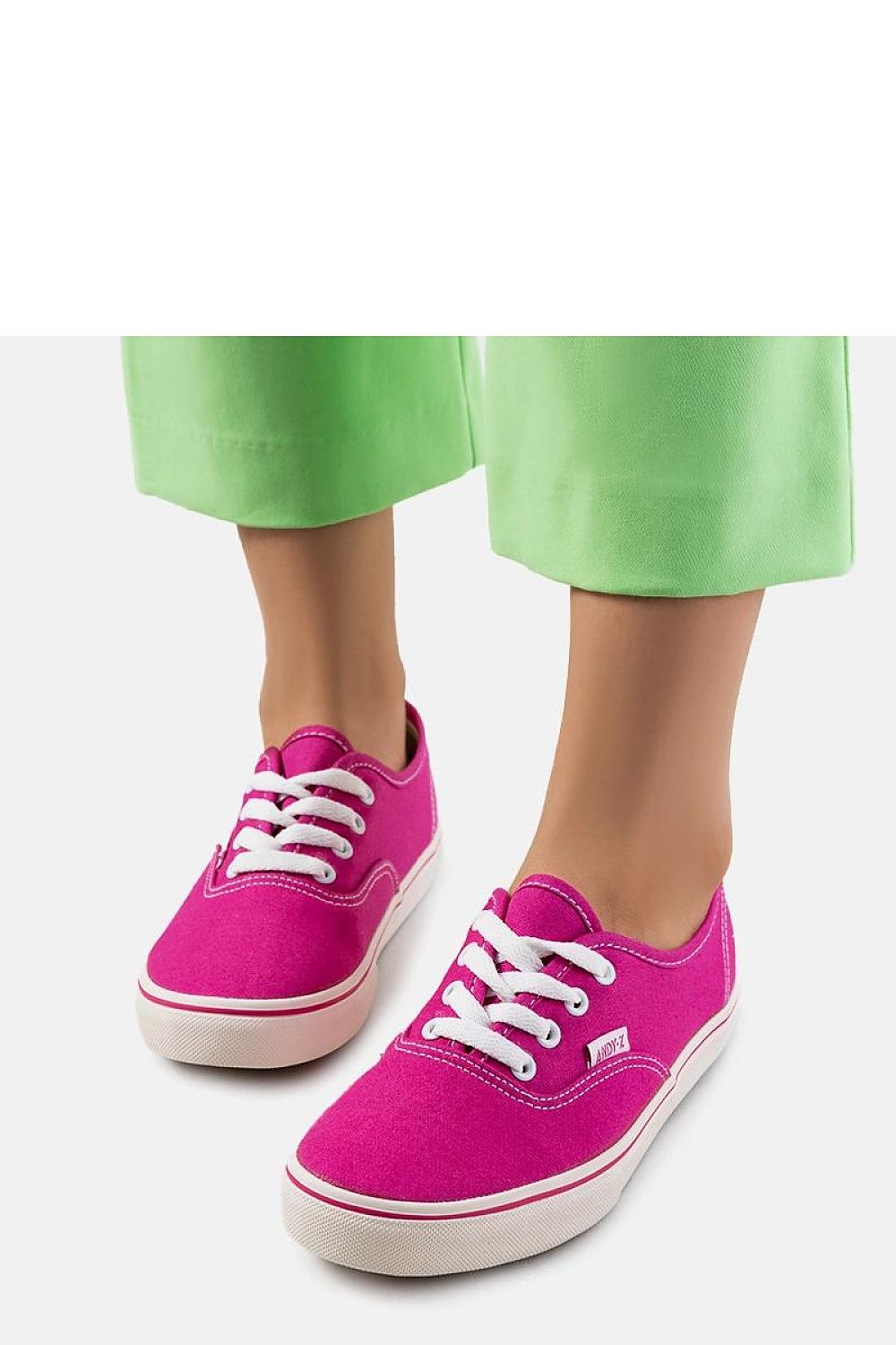 Solea Pink Emall Sneakers for Women - Stylish summer footwear with a comfortable fit, featuring a white rubber sole and lace-up closure, perfect for adding a pop of colour to your wardrobe in EU sizes 36-41.