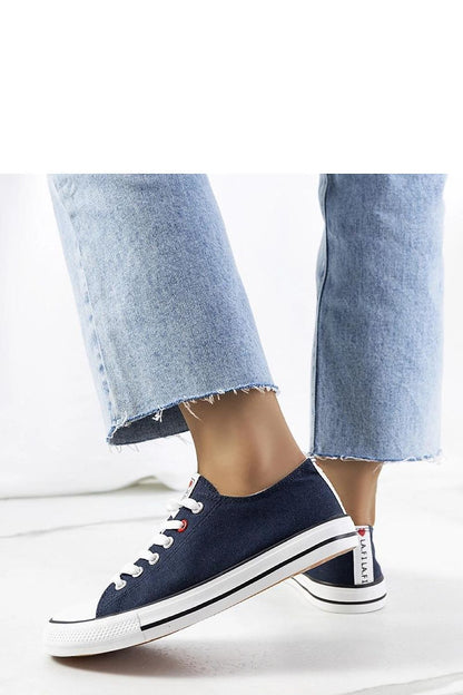 Stylish Kolind navy blue sneakers for women by Solea, showcasing standard sizing from EU 36 to 41, ideal for every wardrobe.