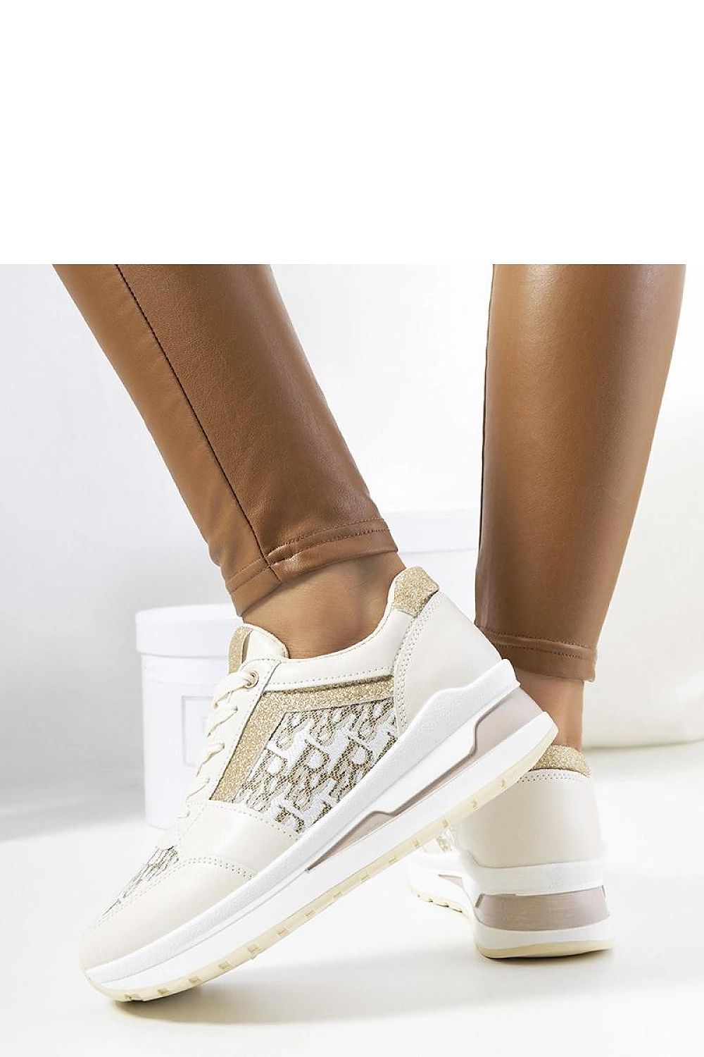 Luxury Aloisia Eco-Leather Sneakers for Women by Solea - Fashion-forward black trainers with exceptional grip and stylish appeal, perfect for modern fashionistas.