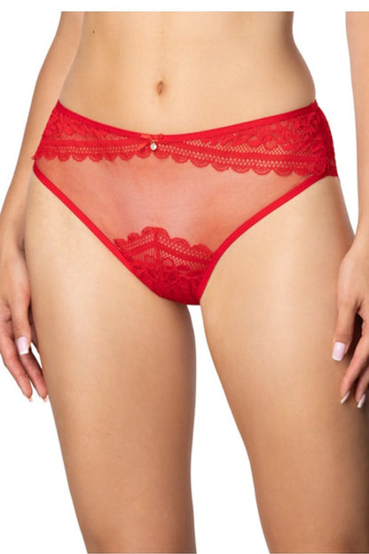 Elegant black lace Estelle panties by Mat, featuring decorative cutouts for a luxurious and feminine look.