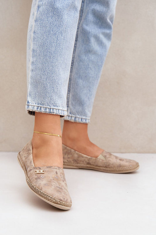Elegant suede women's espadrilles by Step in Style showcasing a flat sole, ideal for summer wear.