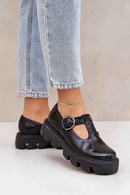 Stylish semi-shoes for women with a massive suede platform, designed by Step in Style, highlighting contemporary fashion trends.