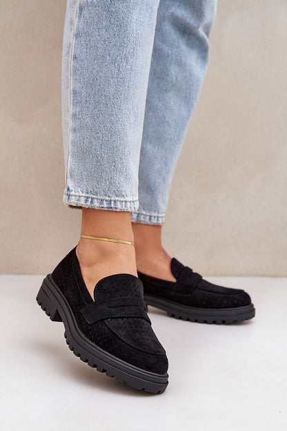 Luxury eco suede moccasins for women by Step in Style, showcasing a breathable upper and elegant design, perfect for casual and formal wear.