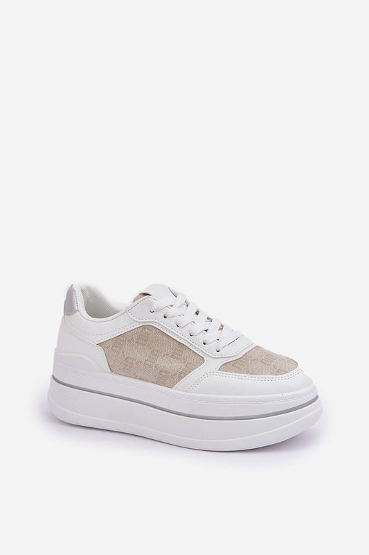 Elegant luxury eco leather platform sneakers by Step in Style, showcasing a chic combination of comfort and contemporary fashion for women.