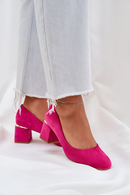 Luxurious natural leather insole eco suede pumps by Step in style, combining comfort with stylish sophistication.