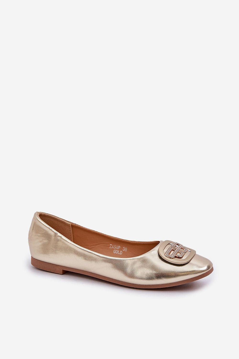 Stylish Women's Eco Leather Ballerinas by Step in Style, showcasing subtle decoration for a refined and comfortable everyday wear.