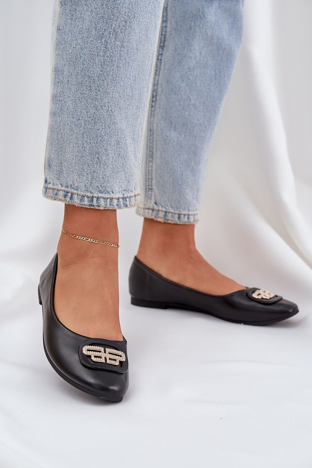 Sophisticated Eco Leather Ballerinas for Women offered by Step in Style, perfect for both casual and elegant occasions with a delicate, rounded toe.