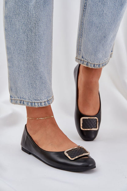 Step in Style eco leather ballet flats for women, showcasing an elegant design with rounded toes, perfect for both casual and chic outfits.