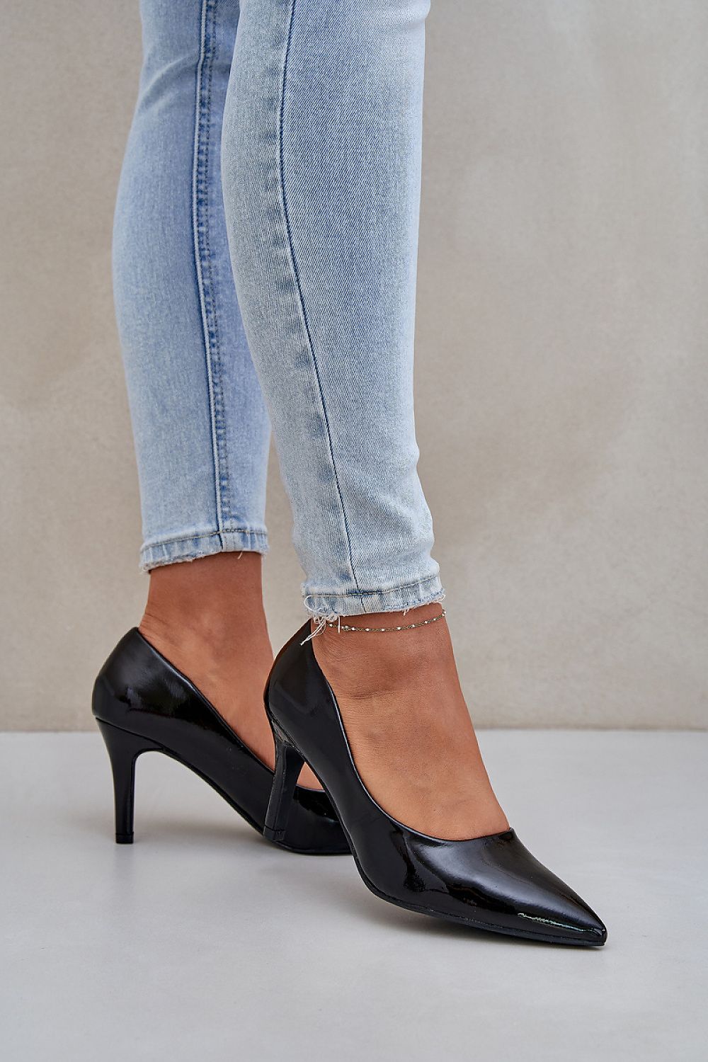 Chic women's high heels with an 8.5cm heel height in premium eco leather by Step in Style, ideal for business meetings and evening events.