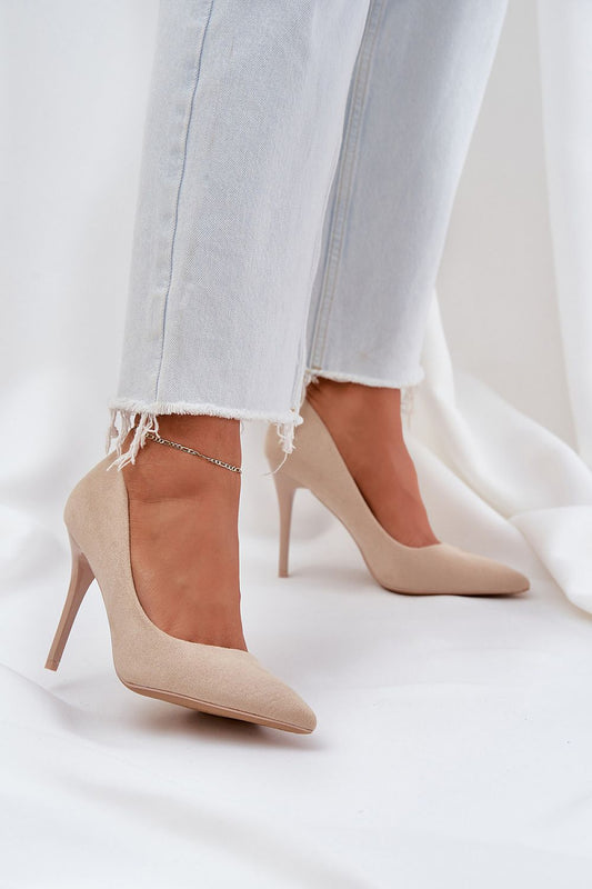 Elegant Luxury Eco Suede High Heels Pumps for Women, pointed toe design by Step in Style, perfect for special occasions.