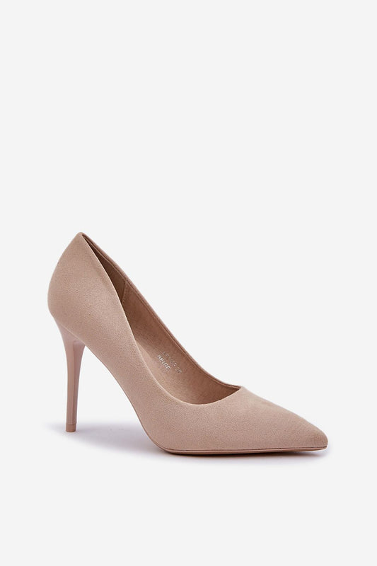 Comfortable and stylish luxury eco suede pumps with a 10.5 cm heel, available in EU sizes 36 to 41 by Step in Style.