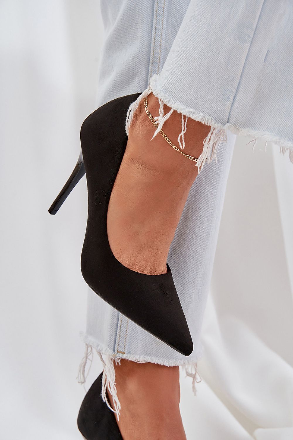 Glamorous pointed toe high heels in eco suede from Step in Style, designed for sophistication in EU sizes 36-41, ideal for evening and business wear.