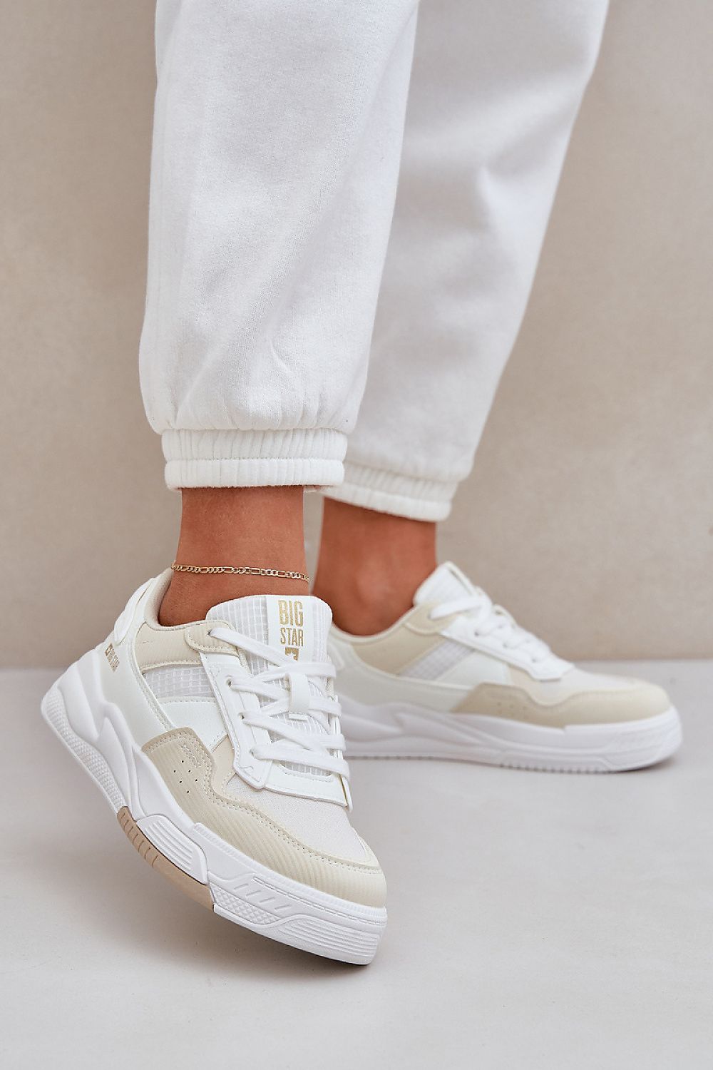 Big Star Women's Eco-Leather Sneakers in stylish design, showcasing luxury comfort with soft foam insoles, perfect for everyday wear by Step in Style.