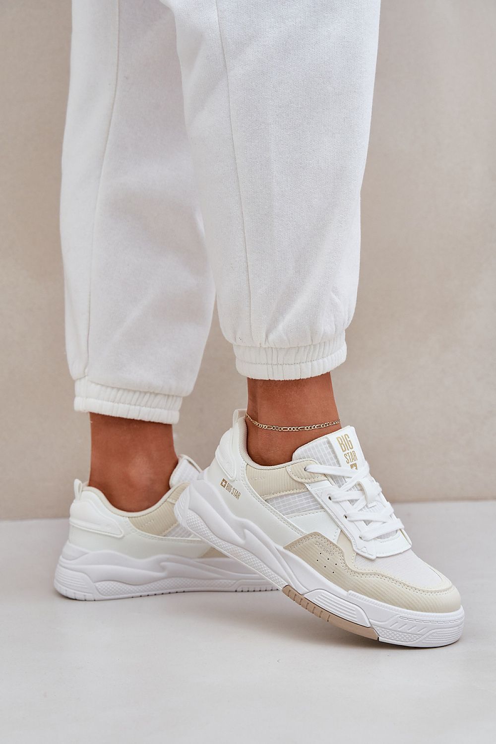 High-quality Big Star Women's Eco-Leather Sneakers, featuring a chic look and exceptional cushioning, designed for style-conscious individuals by Step in Style.