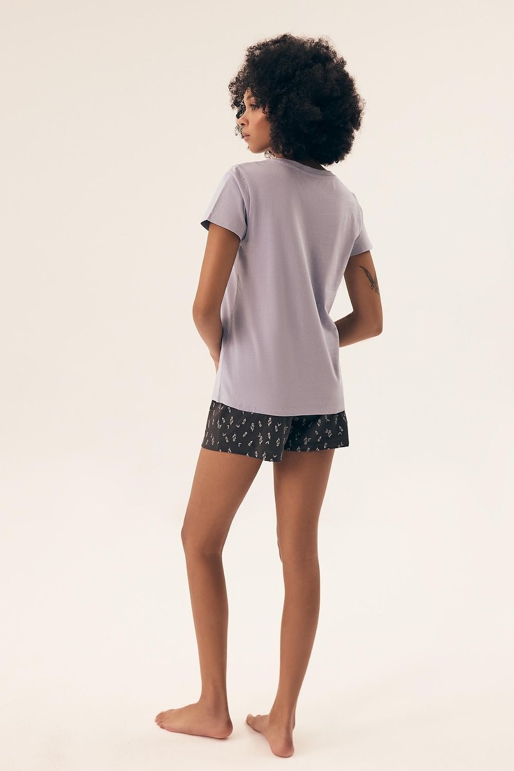 Luxury Henderson Women's Cotton Pajamas Set in elegant styling, showcasing a soft and breathable fabric for ultimate comfort.