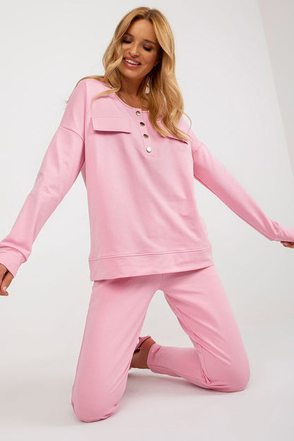 Elegant Cotton Blend fabric of Lakerta's Luxury Modern Tracksuit Set ensuring perfect fit and flexibility.