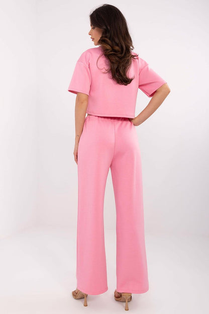 Luxurious women's outfit by Italy Moda showcasing a classic blend of viscose and polyester, exemplifying timeless elegance for the modern woman.