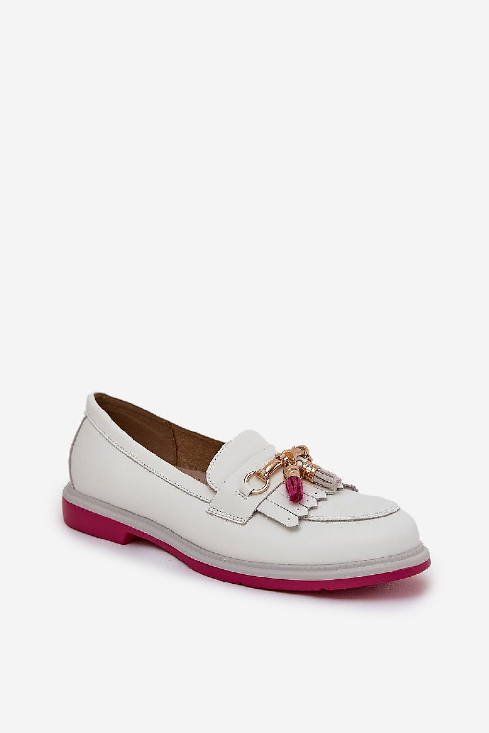 Deluxe leather moccasins for women by Step in style, designed for comfort with a fashionable flat heel.