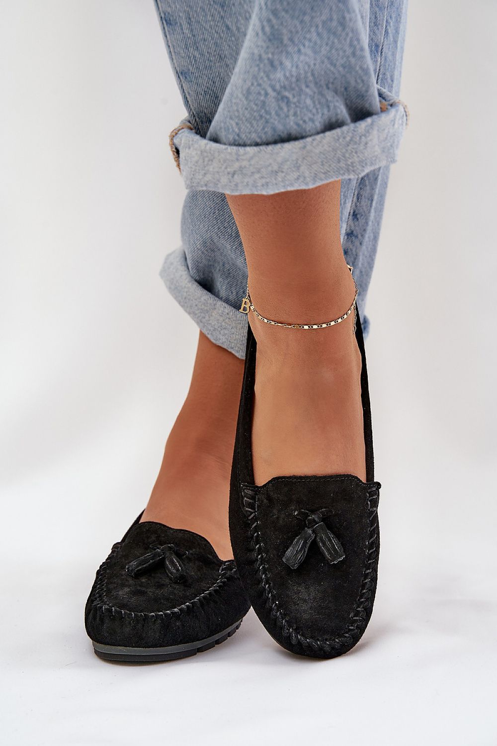 Luxury suede women's moccasins by Step in Style showcasing elegant design and comfort for everyday wear.