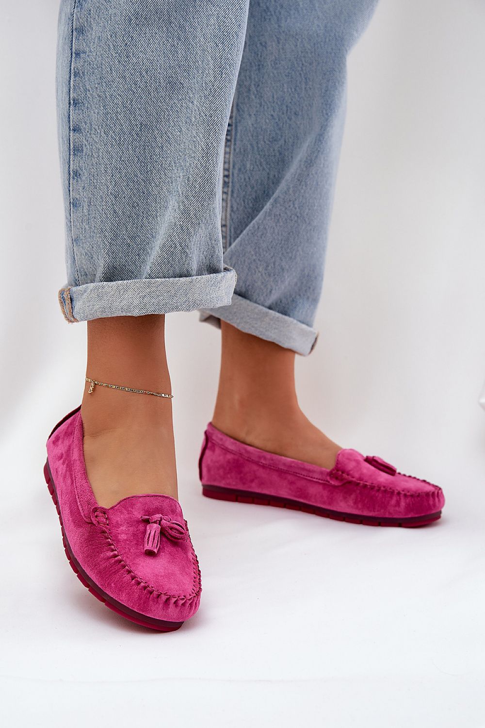 High-quality suede women's moccasins by Step in Style, combining sophisticated design with comfort for an elegant everyday look.