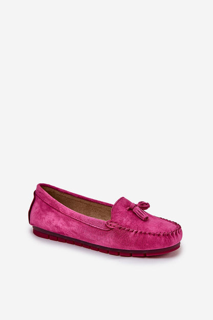 Comfortable and chic women's luxe moccasins made with premium suede by Step in Style, perfect for casual outings and stylish ensembles.