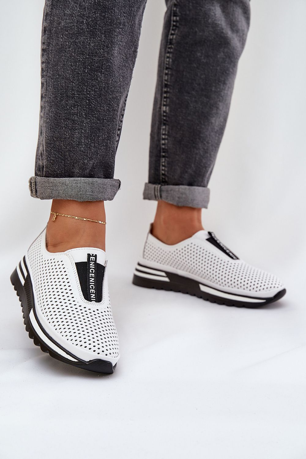 Elegant S.Barski women's natural leather half shoes showcasing a comfort insole, perfect for all-day wear, available in sizes EU 36-41.