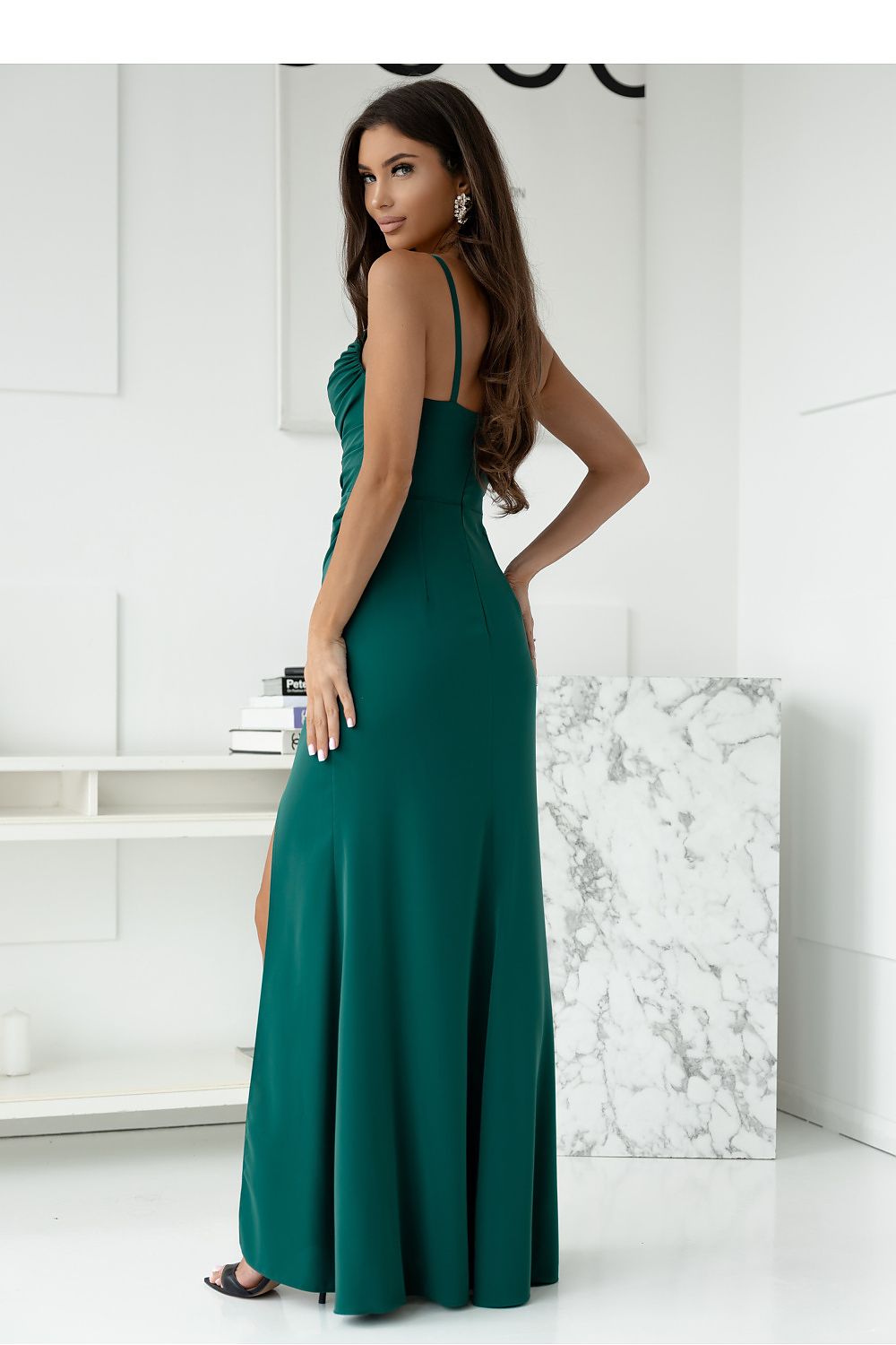 Sophisticated long dress by With You, available in sizes EU 34-42, tailored for a luxurious fit.